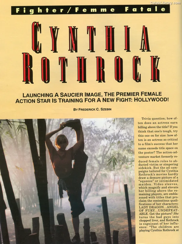 Cynthia Rothrock photo 14 of 50