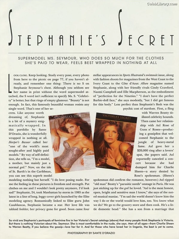 Stephanie Seymour photo 7 of 93